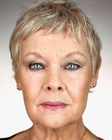 Judy Dench by Martin Schoeller