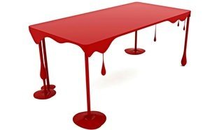bloody table