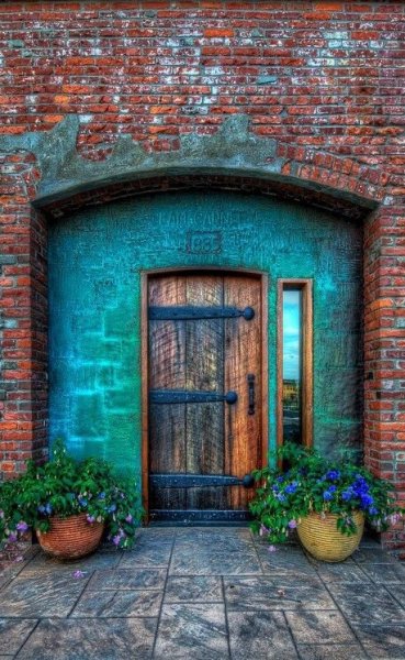 Clam Cannery door, Port Townsend, Washington
