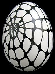 fekete fehér húsvéti tojások21