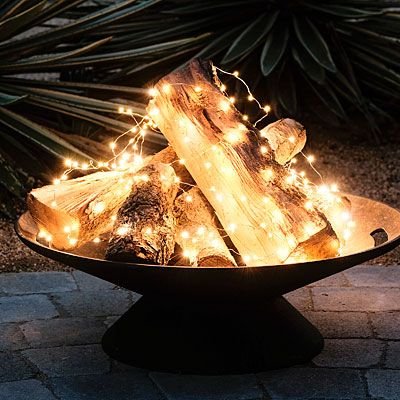 ThisFire without the flame is a great SAFE way to use your firebowl in winter. - Sunset: