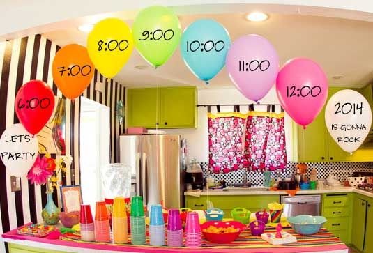 New Years Eve Party for KIDS!  Every hour do a different activity.  Make party hats, pizza, decorate cookies, dance, sing, party!  I am so doing this!: 