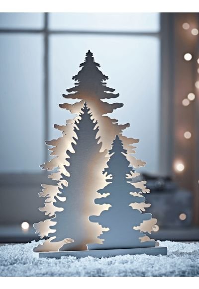 NEW Lit Tree Silhouettes - Christmas Accessories - Christmas: