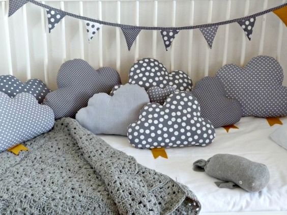 grey shades cloud pillows: 