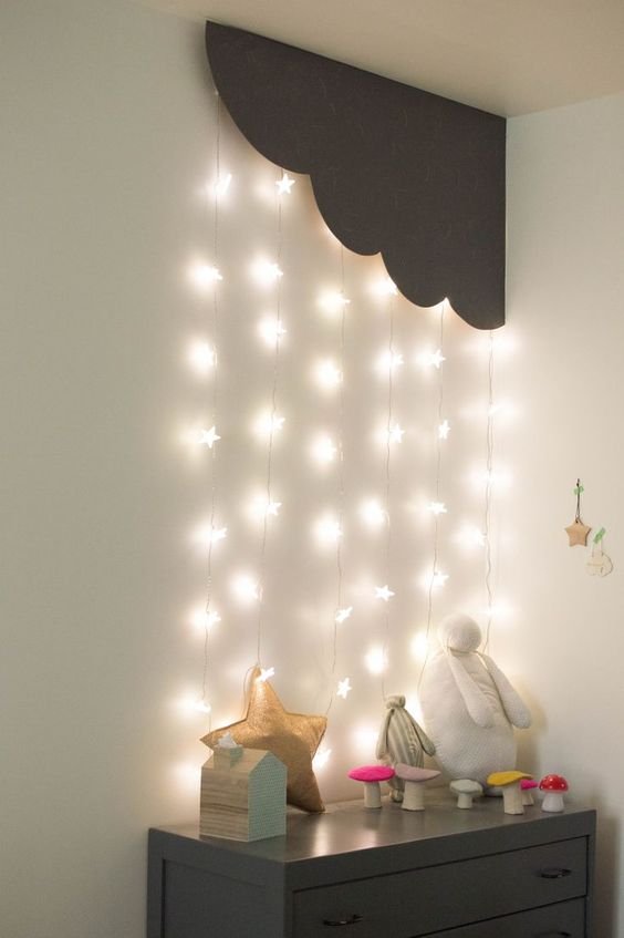 20+ Ceiling Lamp Ideas for Kids’ Rooms in 2017  - Bedrooms are safe havens where we retreat after spending a long day outside; being spending time outdoors is healthy, but sometimes we can't help but ... -  cornered-cloud-and-stars-lighting4 .: 