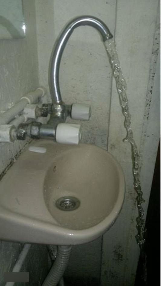 Sink Design Fail...why is the pressure so high?!? LMBO!!: